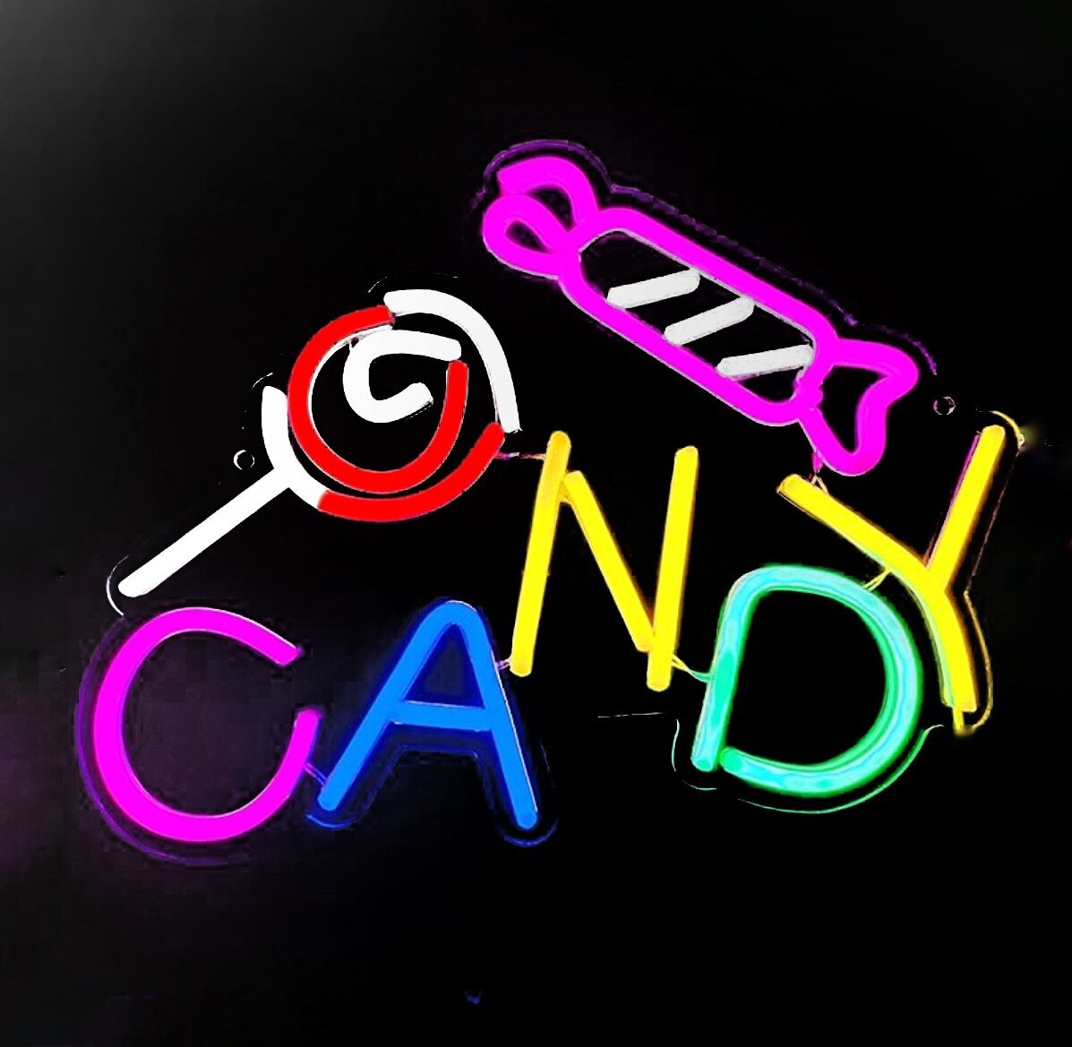 candy neon sign rental