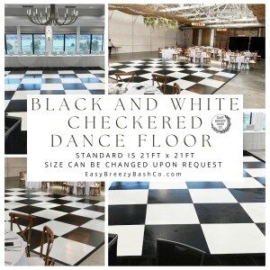 Crowded Dance Floorで2個 ハンドメイド　ロラライハリス+1 Dance Floor Rentals - Easy Breezy Bash Co Event Rentals