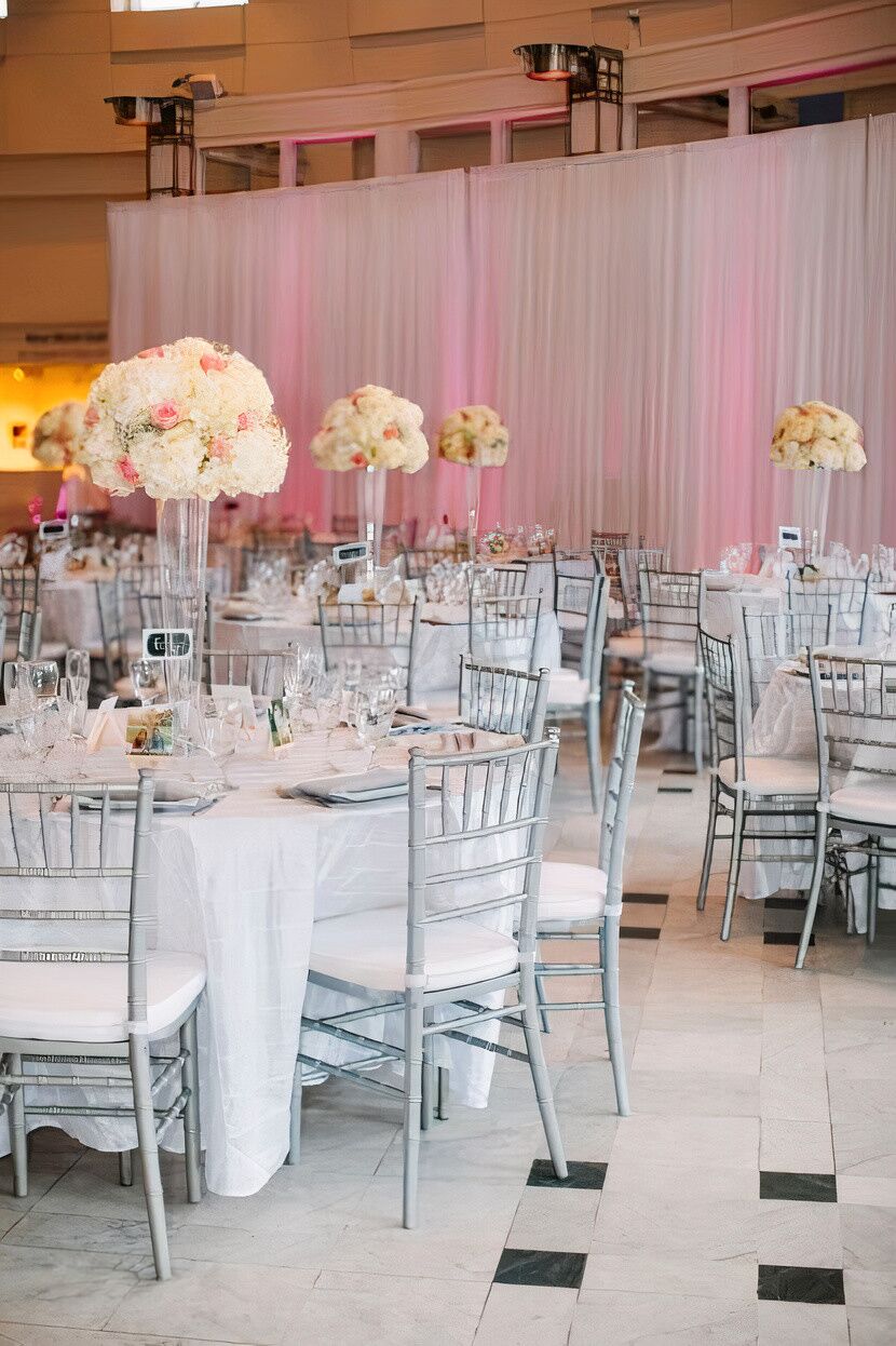silver chair rental